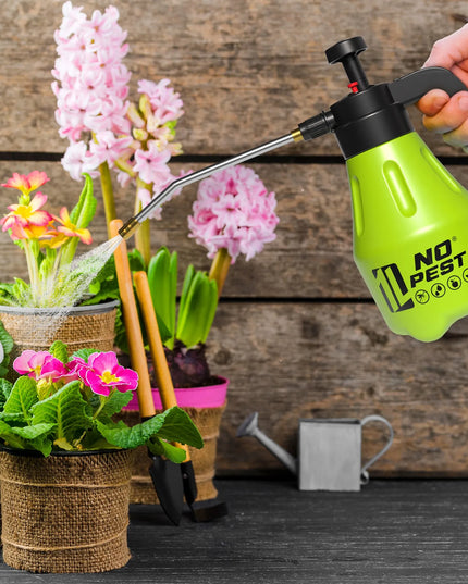 Slėginis purkštuvas No-Pest Gardenblast Precision 1L su reguliuojamu antgaliu