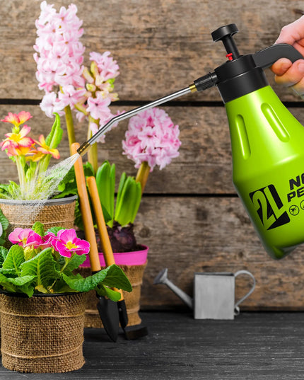 Slėginis purkštuvas No-Pest Gardenblast Precision 2L su reguliuojamu antgaliu