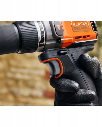 Smūginis gręžtuvas-suktuvas 45Nm, 18V Black+Decker [BCD383D2XK-QW]