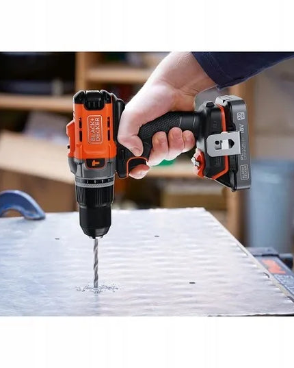 Smūginis gręžtuvas-suktuvas 45Nm, 18V Black+Decker [BCD383D2XK-QW]