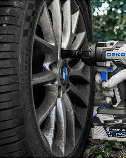 Atsuktuvas smūginis veržliasukis DEKO DKBW20XP01-S1 1/2'' 20V Brushless 800Nm su akumuliatoriumi ir krovikliu