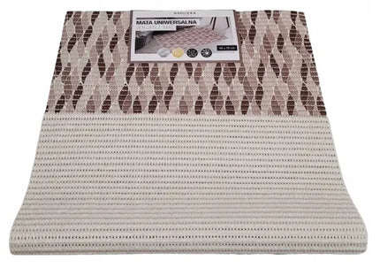 Smukee universalus putplasčio vonios kilimėlis 45 x 75 cm rudas