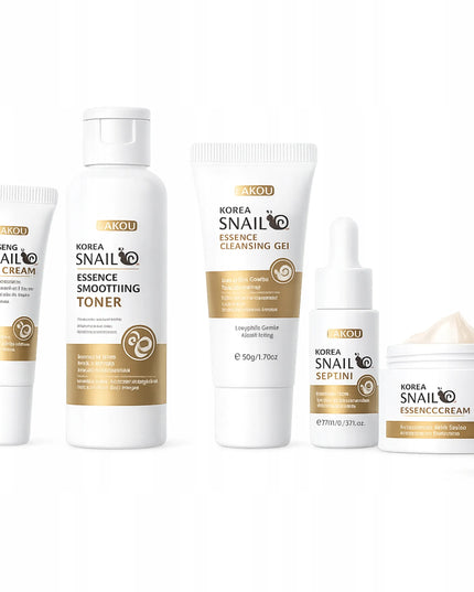 Snail Set – korėjietiškas veido priežiūros rinkinys su sraigių sekretu