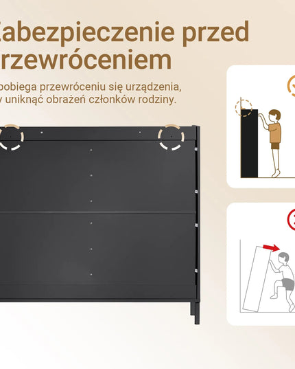 SoBuy batų spintelė su 4 skyriais, juoda, prieškambario batų organizatorius FSR177-L-SCH