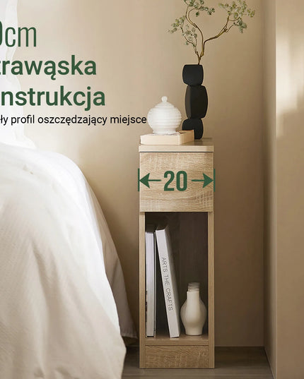SoBuy FBT111-N naktinis stalelis – kompaktiška spintelė prie lovos