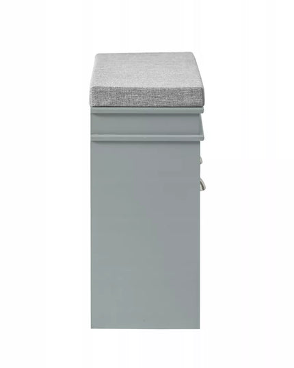 SoBuy siaura batų spintelė su sėdimąja vieta prieškambariui, 24 cm, FSR64-HG