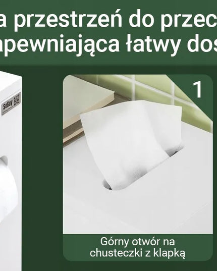 SoBuy siaura vonios kambario spintelė su ratukais, pagalbinė lentyna, balta, BZR31-W