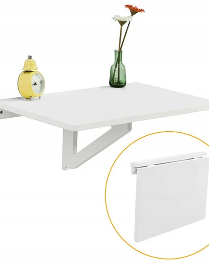SoBuy sieninis sulankstomas virtuvės stalas FWT03-W, baltas