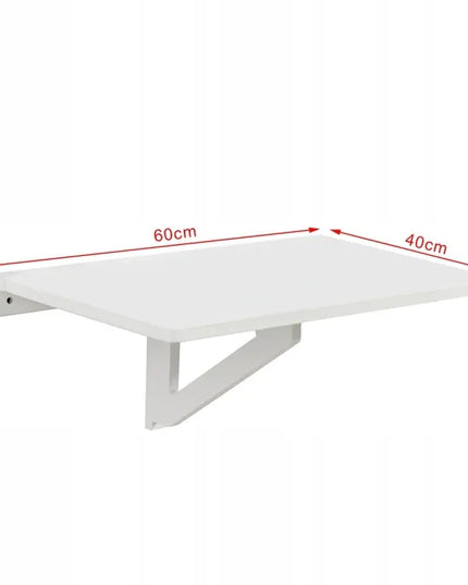 SoBuy sieninis sulankstomas virtuvės stalas FWT03-W, baltas