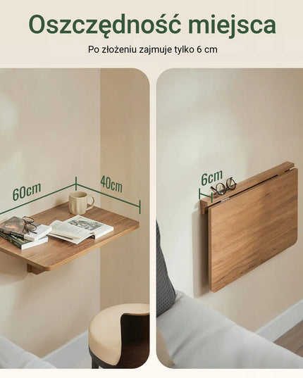 SoBuy sulankstomas baro stalas virtuvei ir svetainei FWT03-PF