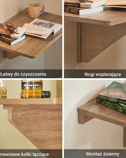 SoBuy sulankstomas baro stalas virtuvei ir svetainei FWT03-PF