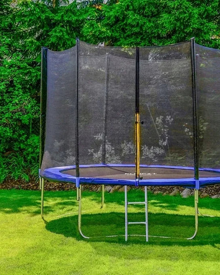 Sodo batutas Funfit 312 cm 10 pėdų su apsauginiu tinklu ir kopėčiomis