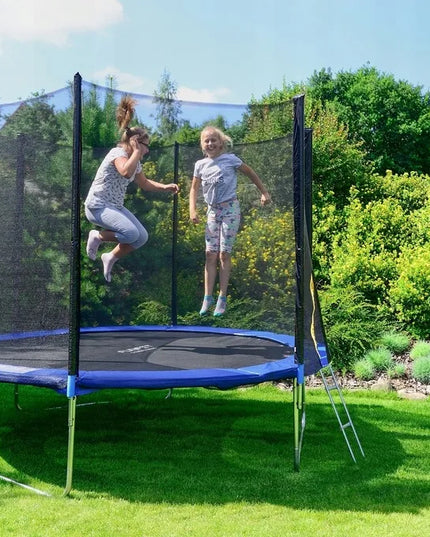 Sodo batutas Funfit 312 cm 10 pėdų su apsauginiu tinklu ir kopėčiomis
