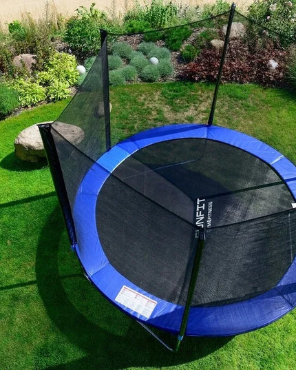 Sodo batutas Funfit 312 cm 10 pėdų su apsauginiu tinklu ir kopėčiomis