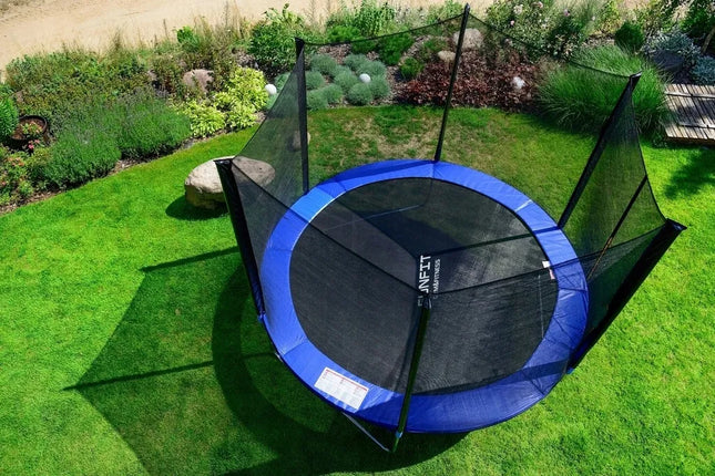 Sodo batutas Funfit 312 cm 10 pėdų su apsauginiu tinklu ir kopėčiomis