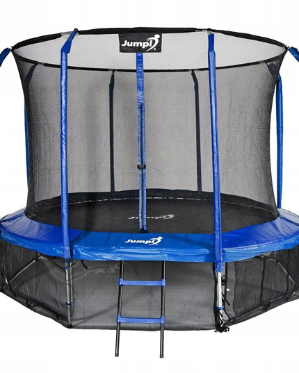Sodo batutas JUMPI 12FT 374 cm PREMIUM su apsauginiu tinklu ir priedais