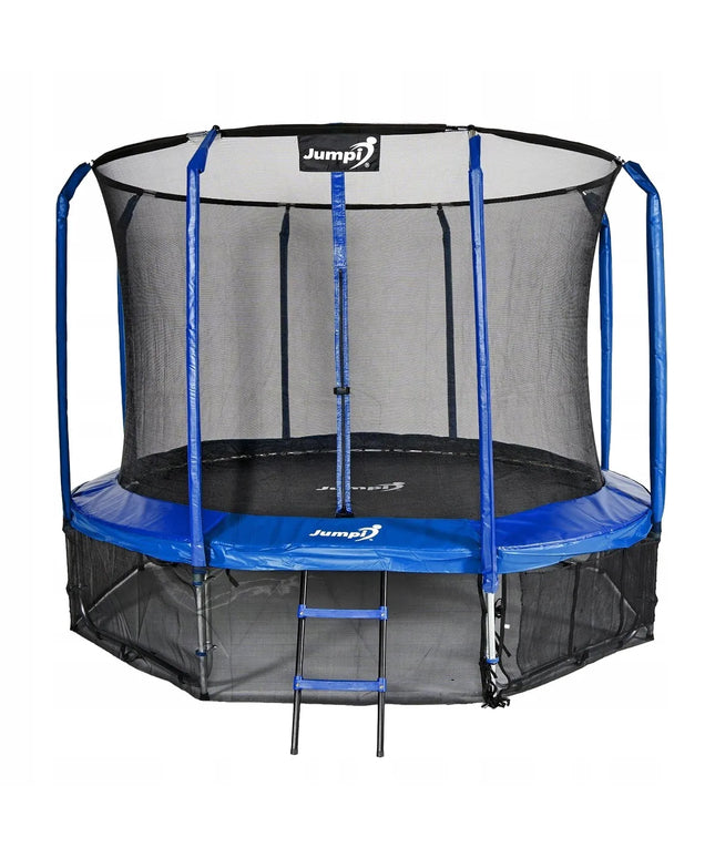 Sodo batutas JUMPI 12FT 374 cm PREMIUM su apsauginiu tinklu ir priedais