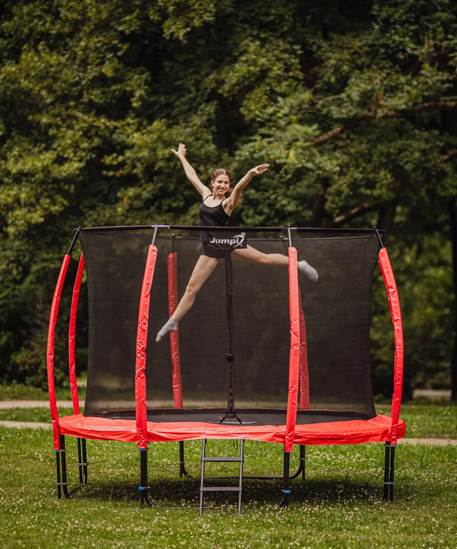 Sodo batutas Jumpi Maxy Comfort Plus 10FT 312cm su kopėčiomis ir ankeriais