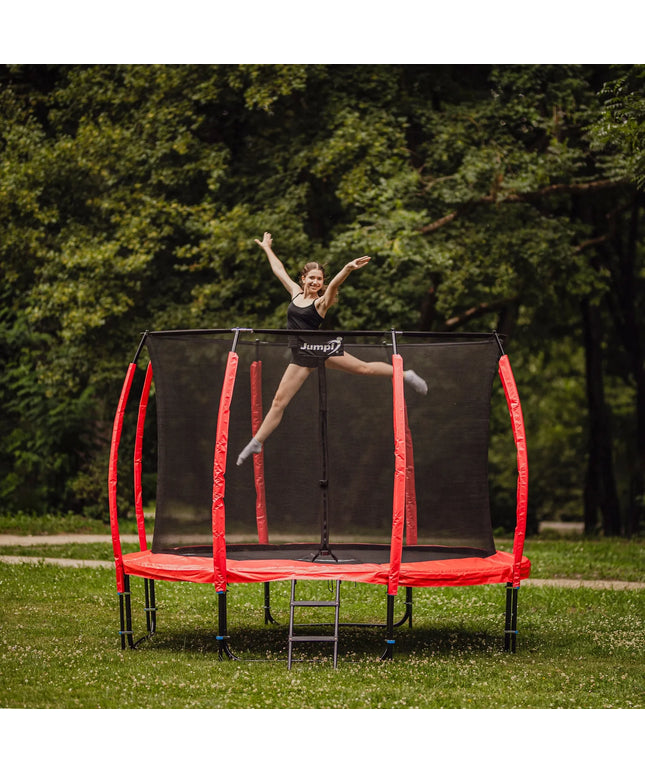 Sodo batutas Jumpi Maxy Comfort Plus 10FT 312cm su kopėčiomis ir ankeriais