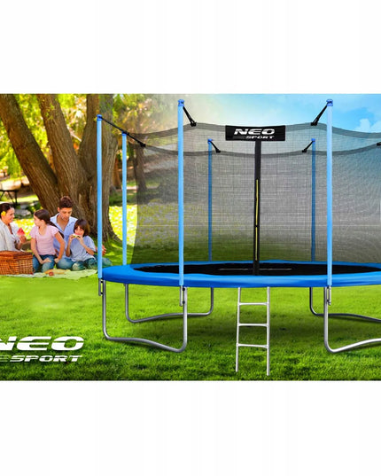 Sodo batutas Neo-sport 465 cm su apsauginiu tinklu ir kopėčiomis