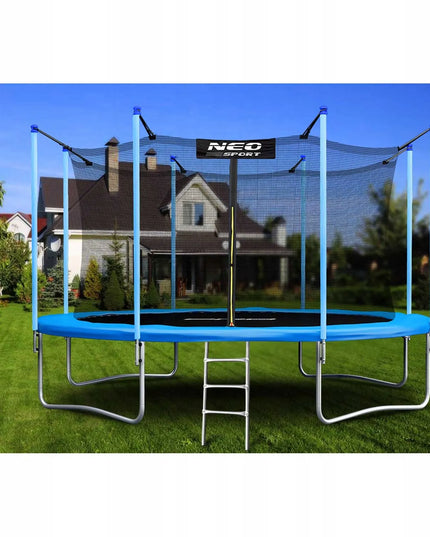 Sodo batutas Neo-sport 465 cm su apsauginiu tinklu ir kopėčiomis