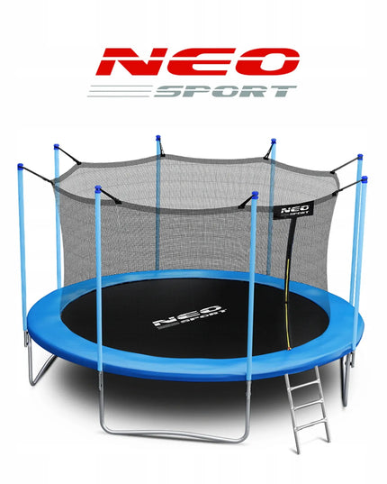 Sodo batutas Neo-sport 465 cm su apsauginiu tinklu ir kopėčiomis