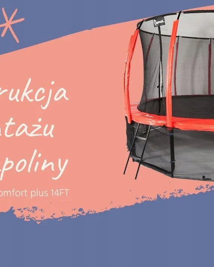 Sodo batutas su vidiniu tinklu vaikams Jumpi 10FT 312cm
