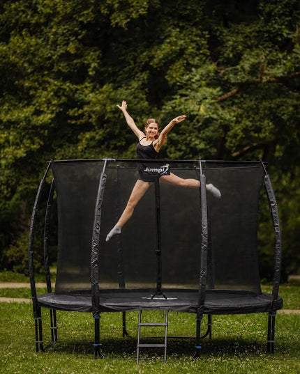 Sodo batutas vaikams su kopetėlėmis ir vidiniu tinklu 12FT 374CM Jumpi