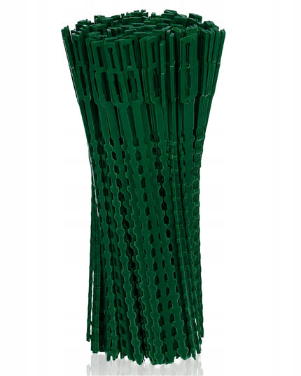 Sodo dirželiai 100 vnt. reguliuojami augalams tvirtinti 23 cm