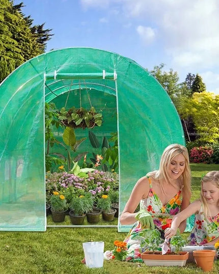 Sodo plėvelinis šiltnamis [18 m²] 6x3x2 [PLĖVELĖ + KARKASAS] | STORAS 25 mm