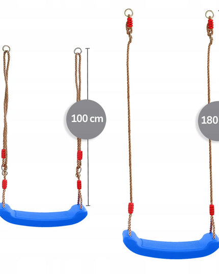 Sodo sūpynės vaikams SEVERNO Kids ZOYA, plastikinė sėdynė