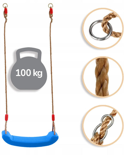 Sodo sūpynės vaikams SEVERNO Kids ZOYA, plastikinė sėdynė