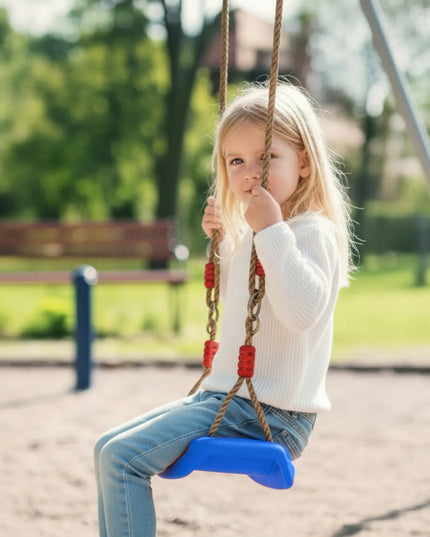 Sodo sūpynės vaikams SEVERNO Kids ZOYA, plastikinė sėdynė