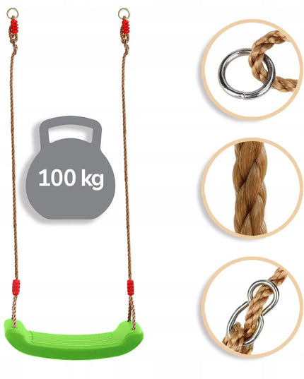 Sodo sūpynės vaikams SEVERNO Kids ZOYA, sėdynė, plastikinės