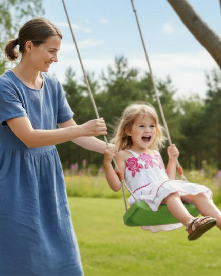 Sodo sūpynės vaikams SEVERNO Kids ZOYA, sėdynė, plastikinės