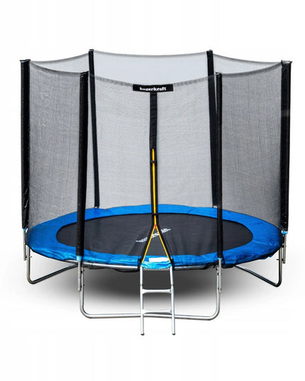 Sodo trampolinas vaikams 8FT 244-252cm su tvirtu tinklu ir kopėčiomis