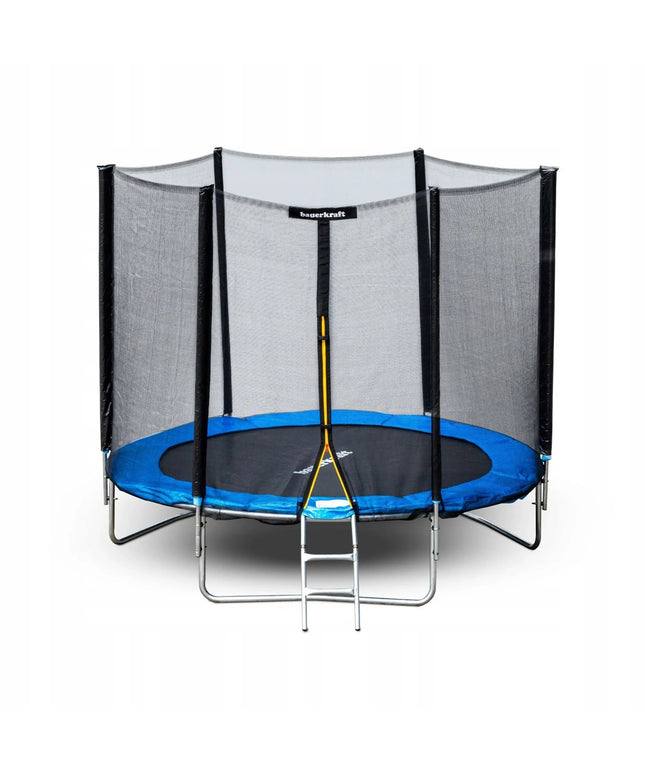 Sodo trampolinas vaikams 8FT 244-252cm su tvirtu tinklu ir kopėčiomis