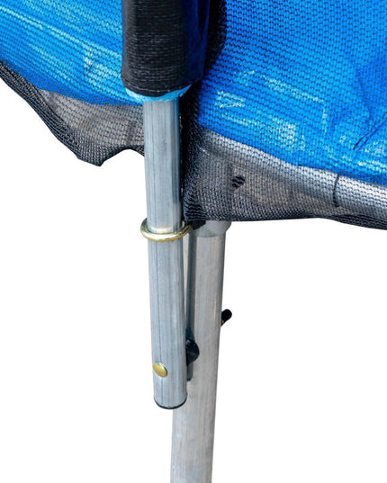Sodo trampolinas vaikams 8FT 244-252cm su tvirtu tinklu ir kopėčiomis