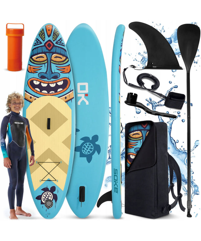 SOKE AQUASURF 275 x 76 x 12 cm SUP banglentė, pilnas komplektas