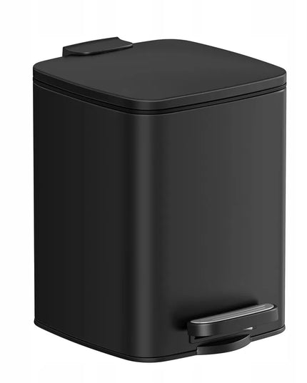 SONGMICS 6 l šiukšliadėžė, 1 skyriaus, juoda