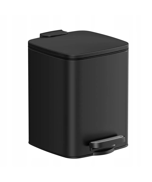 SONGMICS 6 l šiukšliadėžė, 1 skyriaus, juoda