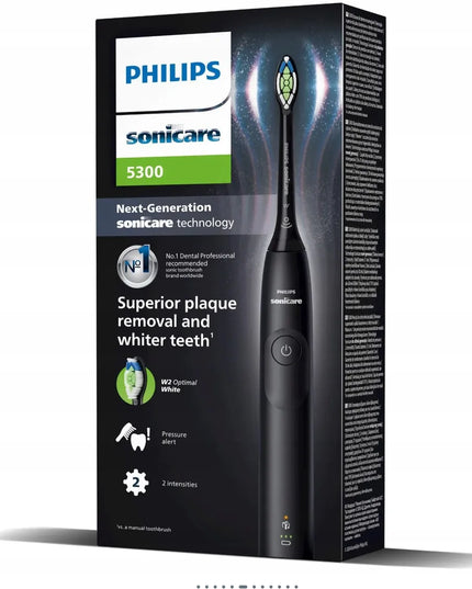 Soninis dantų šepetėlis Philips Sonicare 5300 Protective Clean juodos spalvos