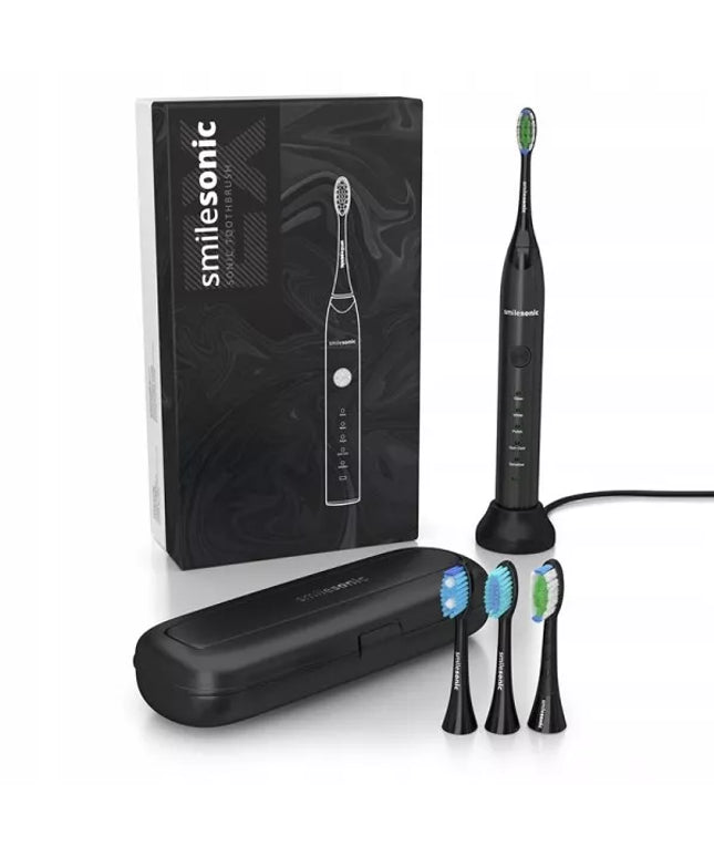 Soninis dantų šepetėlis Smilesonic EX Black