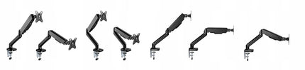 Spacetronik dujinis monitoriaus stalo laikiklis 17-32" VESA 75/100 iki 9 kg