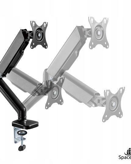 Spacetronik dujinis monitoriaus stalo laikiklis 17-32" VESA 75/100 iki 9 kg