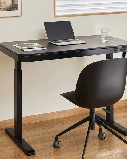 Spacetronik elektrinis reguliuojamas stalas 120x60, su stalčiumi, USB ir kabliuku, 60 kg