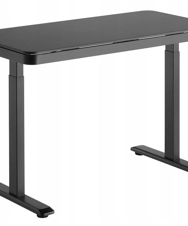 Spacetronik elektrinis reguliuojamas stalas 120x60, su stalčiumi, USB ir kabliuku, 60 kg