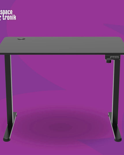 Spacetronik elektrinis reguliuojamas stalas 120x60cm, 60kg, juodas