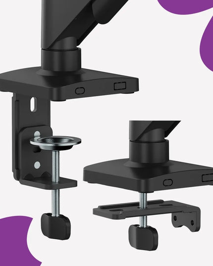 Spacetronik monitoro laikiklis, reguliuojamas 17-32", 9 kg, spyruoklinis mechanizmas, VESA
