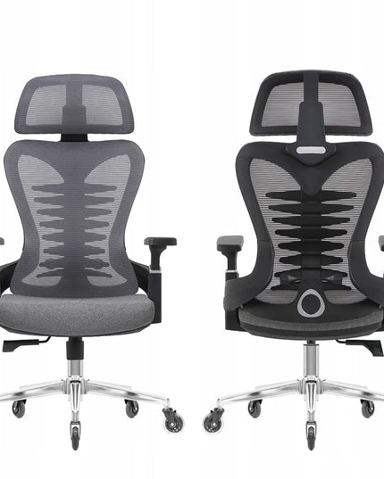 Spacetronik pilkas ergonomiškas tinklinis biuro kėdė